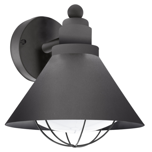 BARROSELA KÜLTÉRI FALI L. E27 1X40W IP44 FÉM/MŰA.