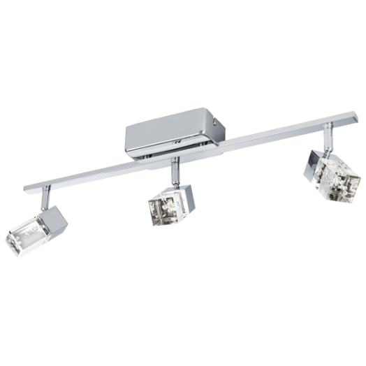 CANTIL LED FALI/MENNY.L 3X3,3W 3X680LM 67X8CM MŰA./FÉM