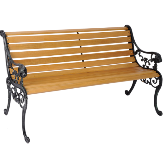 KERTI PAD 122X70CM FÉM LÁBAK FA ÜLŐRÉSZ Outlet