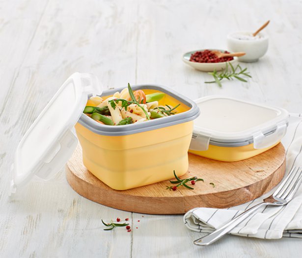 2 összehajtható frissentartó doboz szettben