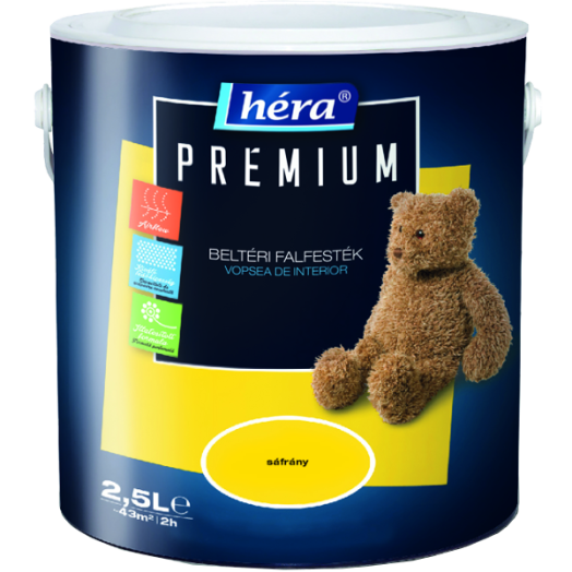 HÉRA PRÉMIUM MATT ANTIK TÜRKIZ 2,5L BELTÉRI FALFESTÉK