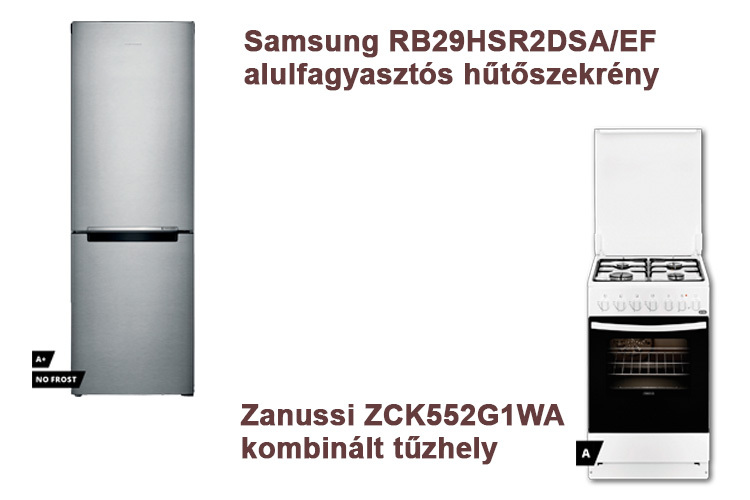 samsung-hűtő-zanussi-gáztűzhely-auchan