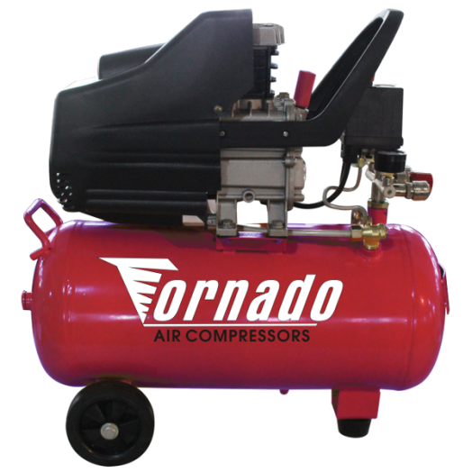 LÉGKOMPRESSZOR 24L 1100W 8 BAR TORNADO *KONT*