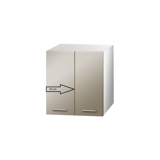 KONYHAELEM AJTÓ 29,5X71,3X1,6CM LATTE