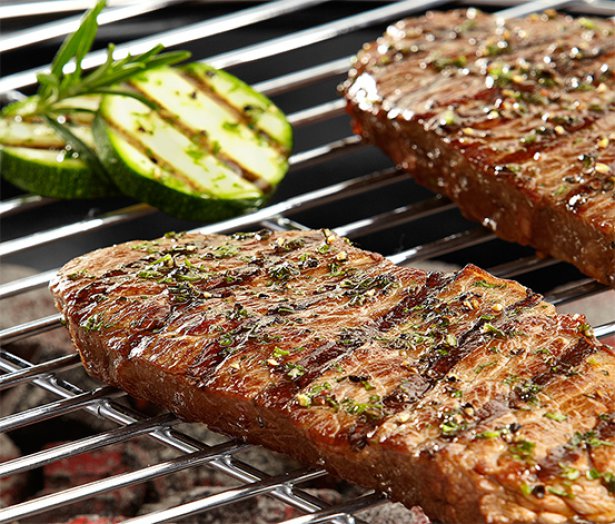 Nemesacél grillfogó