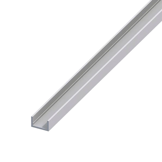 U-PROFIL 10X11,5X1,5 MM 2,5M ALUMÍNIUM EZÜSTELOXÁLT