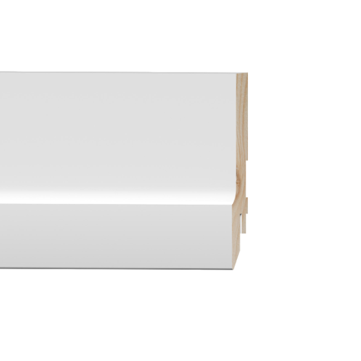 PURE SZEGŐLÉC 2400X16X90MM CLASSIC FEHÉR MDF