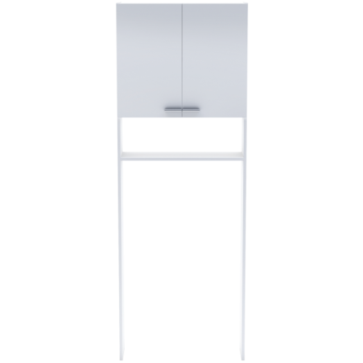 CORALIE2 FÜRDŐSZOBABÚTOR WC/MOSÓGÉP FÖLÉ, 66X20,9X185CM, KÉTAJTÓS Outlet