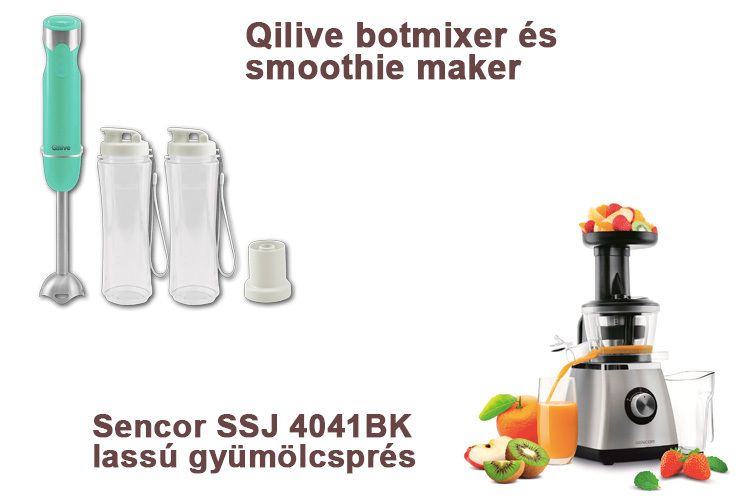 qilive-smoothie-készítő-sencor-gyümölcsprés-akció-auchan