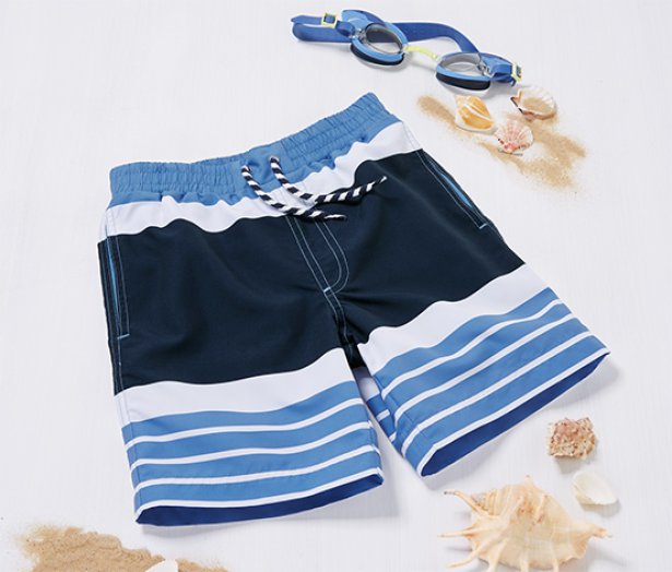 Boardshort fürdőnadrág, csíkos