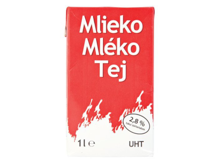 Mlieko UHT tej