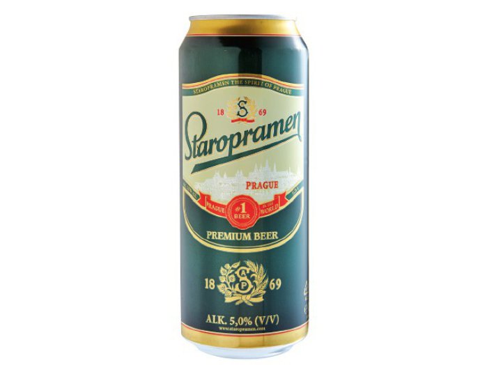 Staropramen dobozos sör