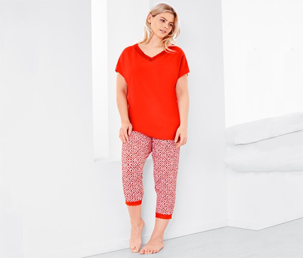 Női plus size pizsama