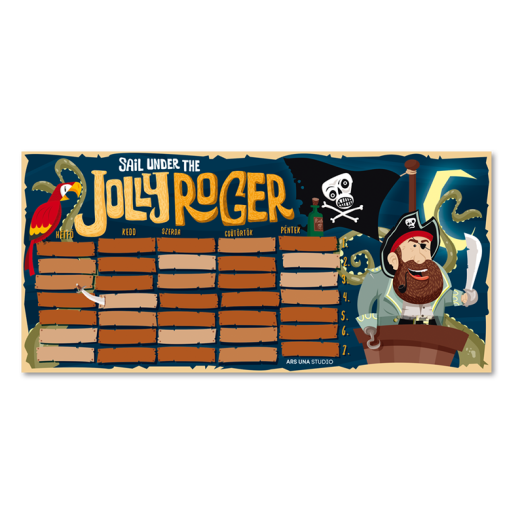 Jolly Roger órarend kétoldalas