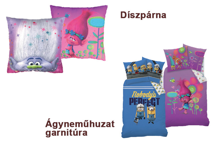 trollok-díszpárna-ágynemű-gyereknap-auchan