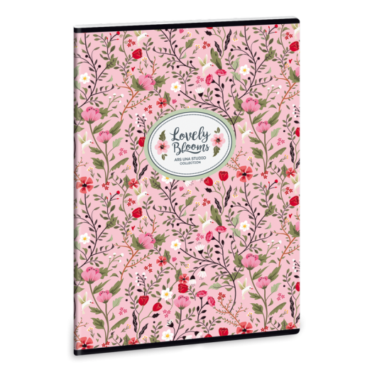 Ars Una Wildflowers A4 füzet extra kapcsos vonalas