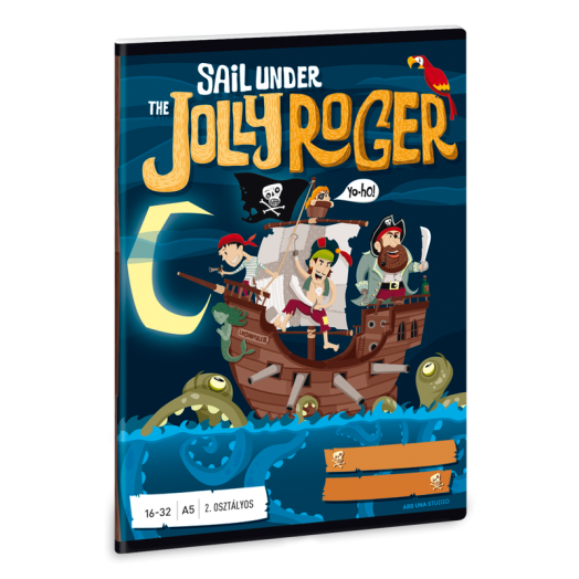 Ars Una Jolly Roger A5 füzet 16-32 2.osztály