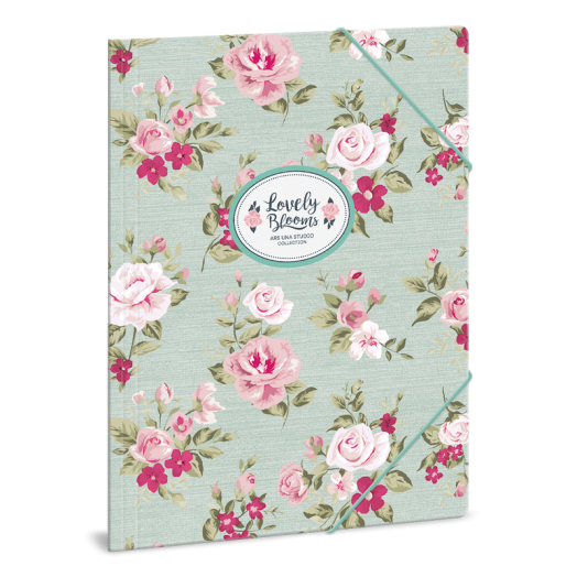 Ars Una Vintage rose A4 gumis mappa