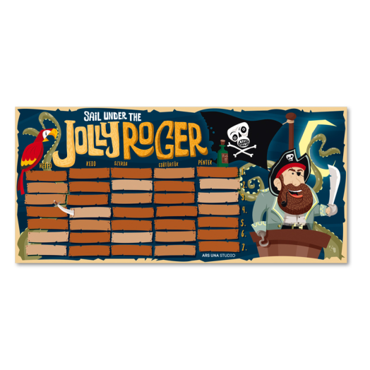 Ars Una Jolly Roger órarend 1 lapos