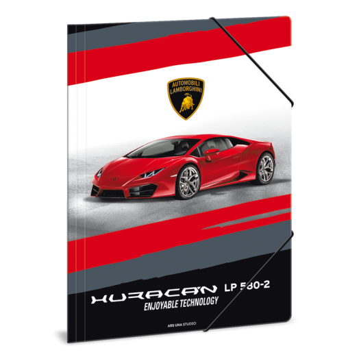Ars Una Lamborghini A4 gumis mappa piros