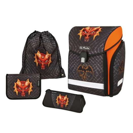Herlitz Midi Plus iskolatáska 4 részes szett Dragon
