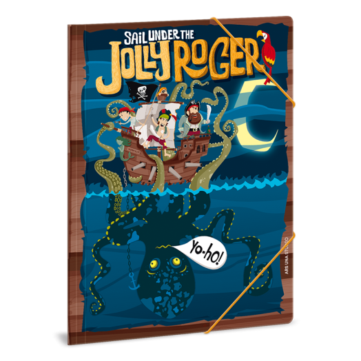 Ars Una Jolly Roger A4 gumis mappa