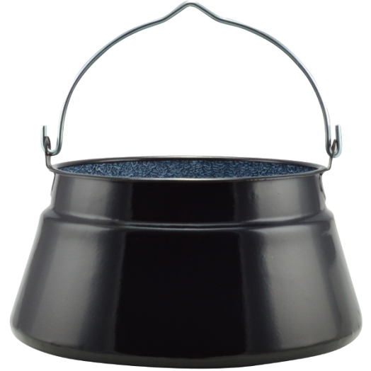 ZOMÁNC HALFŐZŐ BOGRÁCS 13L BAJAI D27CM/33CM MAG:27CM *RÉGI: 271161*