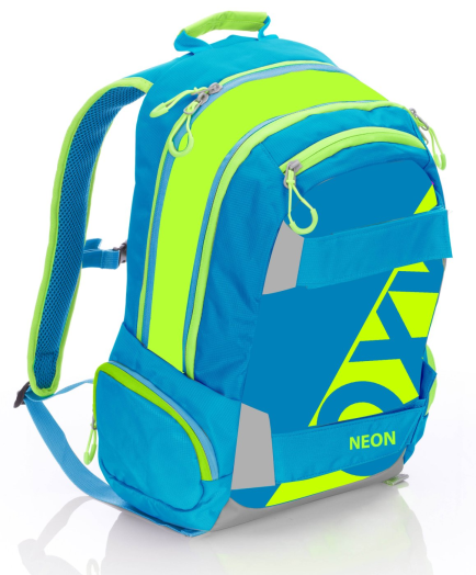 OXY Sport hátizsák neon világoskék