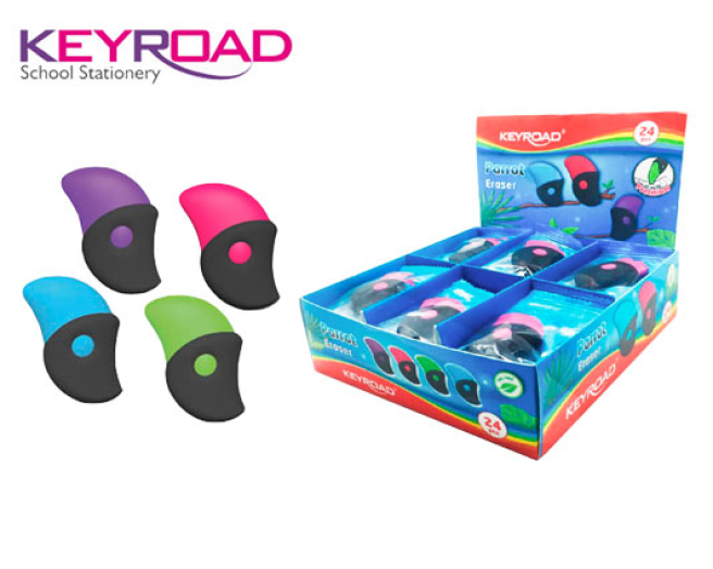 Keyroad Parrot radír vegyes 2db/BL