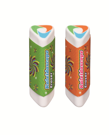 Keyroad Kaleidoscope radír háromszög vegyes 2db/BL