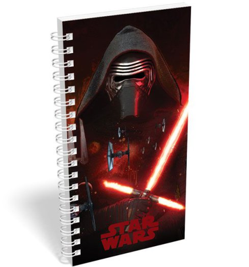 Irodai spirálfüzet, kockás [27-70], A5, 70 lap, STAR WARS 7 - Kylo Ren
