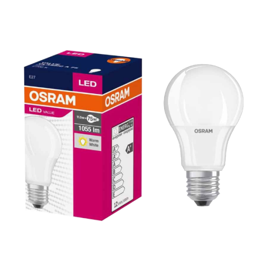 LED IZZÓ KÖRTE 75 11,5W E27 MELEGFÉNYŰ