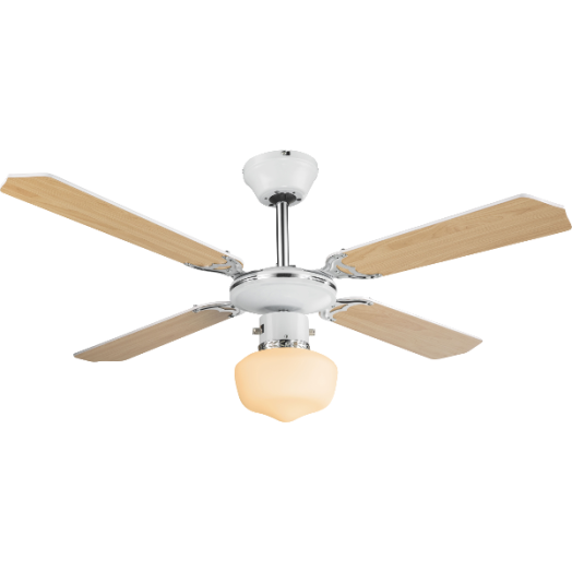 MENNYEZETI VENTILÁTOR D:107CM, FAMINTÁS MDF LAPÁT
