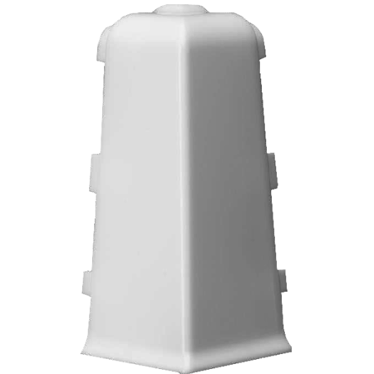 INDO KÜLSŐ SAROK MAGASFÉNYŰ FEHÉR PVC, 2DB/CS INDO-01