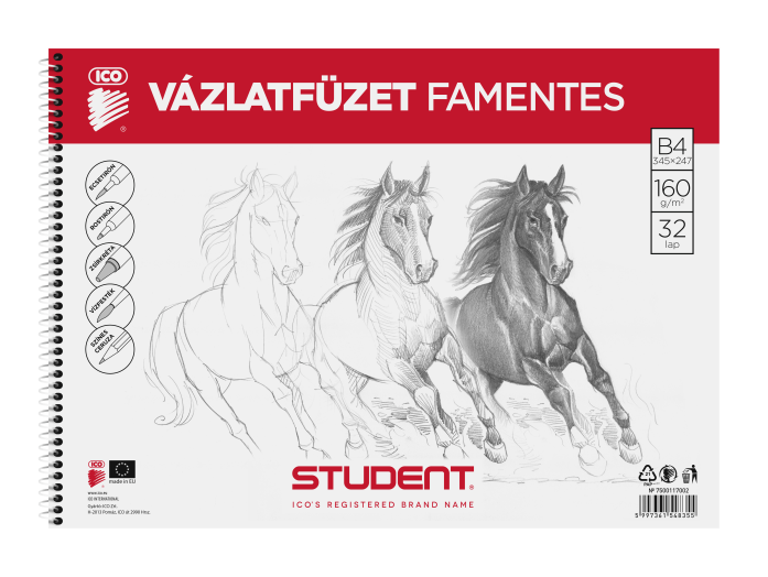 Ico Student vázlatfüzet