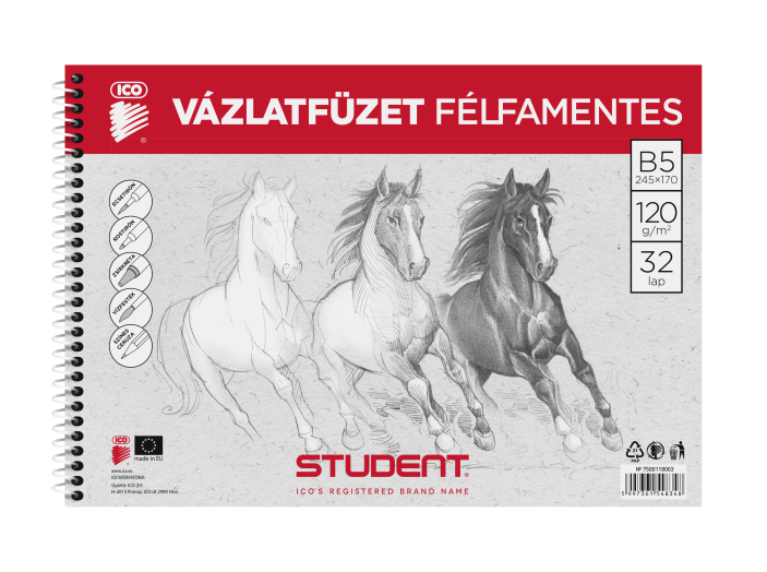 Ico Student vázlatfüzet