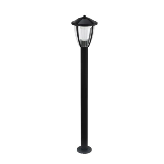 COMUNERO KÜLTÉRI LED ÁLLÓ 6W 500LM IPP44 100CM ALU/MŰA. FEKETE