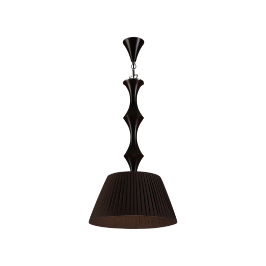 FABIO FÜGGESZTÉK 1X60W E27 BARNA TEXTIL Outlet