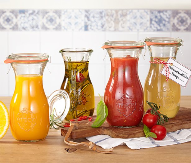 4 befőttesüveg szettben, 250 ml