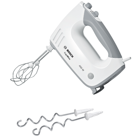 BOSCH KÉZI MIXER 450W ERGOMIXX MFQ36400, 5 SEBESSÉGFOKOZAT + TURBÓ