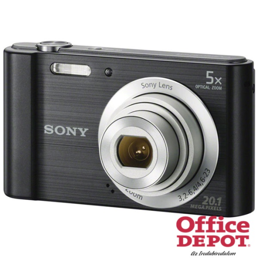 Sony DSC-W800B fekete digitális fényképezőgép