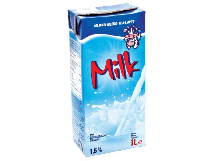 Mlieko UHT tej