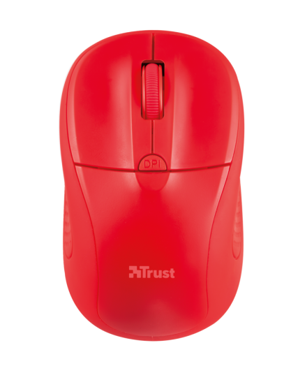 Trust Primo Wireless egér piros