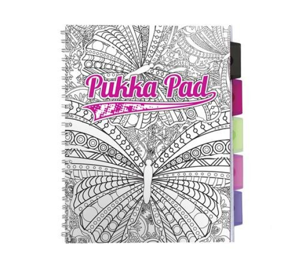 Pukka Pad Project Book Colour spirálfüzet A4 vonalas színez
