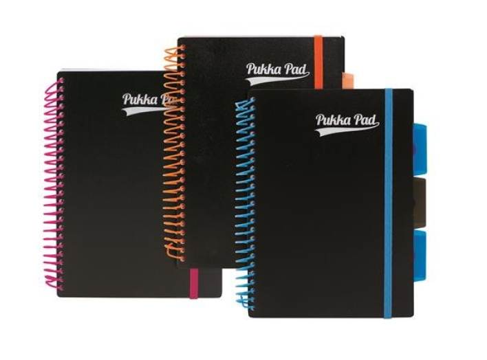 Pukka Pad Project Book Unipad Black spirálfüzet A5 vonalas