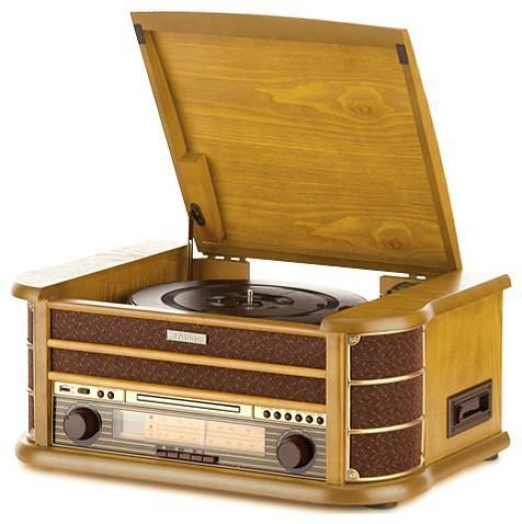 Retró hifi set HYURTCC513RIP MP3,CD,lemezjátszó,kazetta