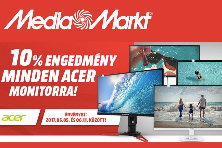 Akciós Acer monitorok a Media Marktban