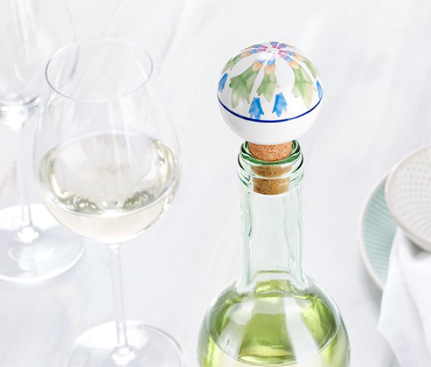 Parafa dugó, festett porcelángömbbel