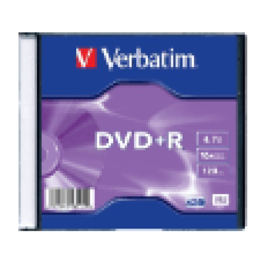 DVD+R lemez 4,7 GB 16x, vékony tok AZO