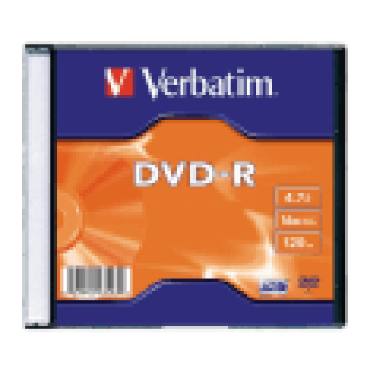 DVD-R lemez 4,7 GB 16x, vékony tok AZO